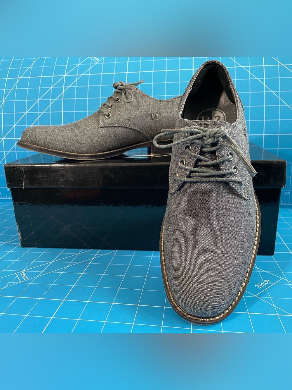 B2 Classic Gray Men's Shoes - Sleek Casual Dress Style